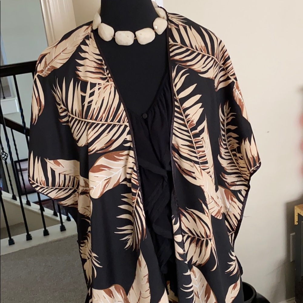 Covered with a fabulous floral coverup!